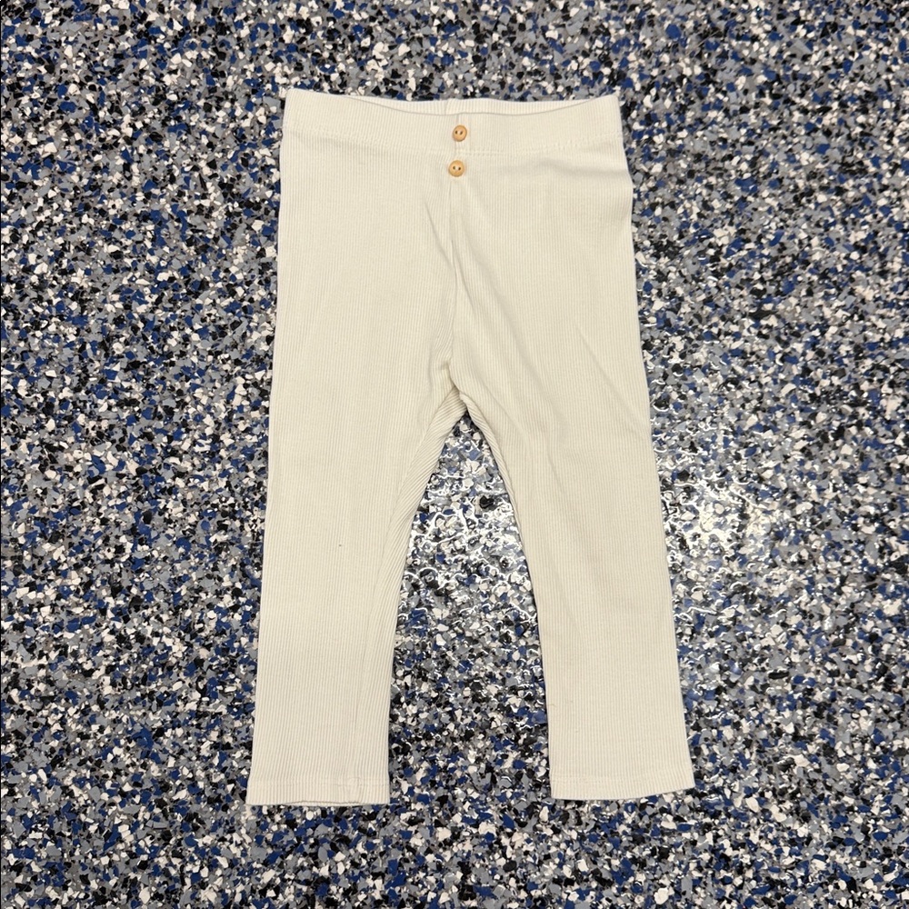 Kiabi - Kids Cream Ribbed Legging NEW